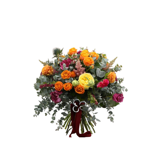 Strong Colour flowers - composizione di fiori misti