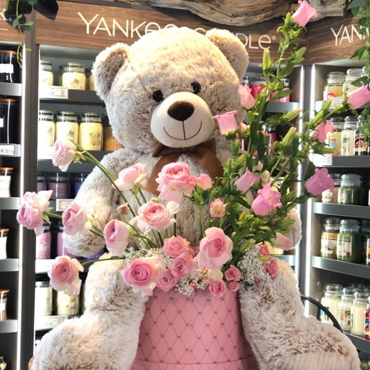 Teddy in flower