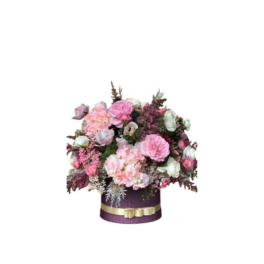 Box pink | Composizione di fiori