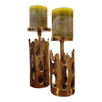 Portacandela Theunis oro | Arredo casa