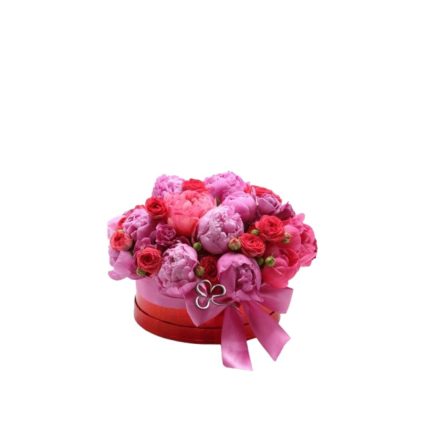 Glamour box - Composizione di fiori