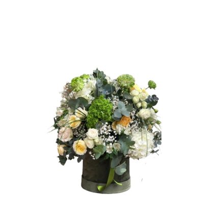 Green box - Composizione ortensie