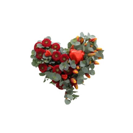 Heart Field - Bouquet a forma di cuore