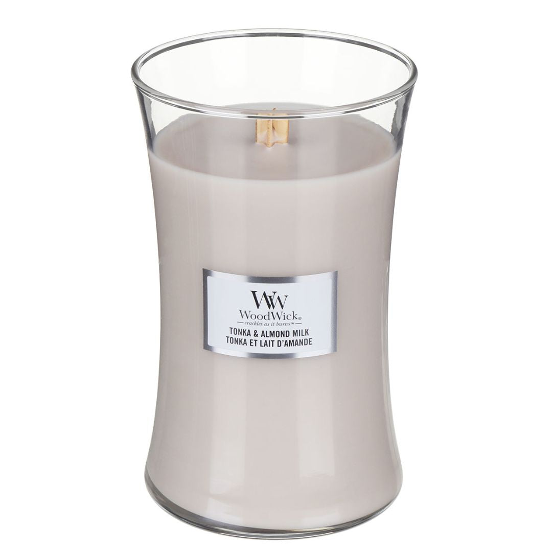 tonkagrande Tonka e almond milk | Woodwick