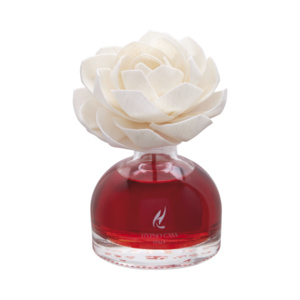 Diffusore con fiore Rosa Melograno